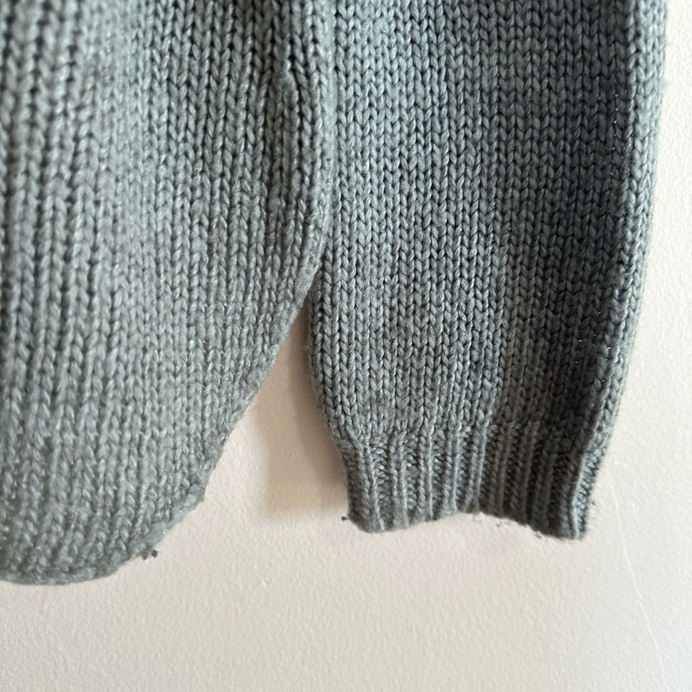 Wooden Ships Gray Snowflake Sweater, Size XS - Picture 9 of 9